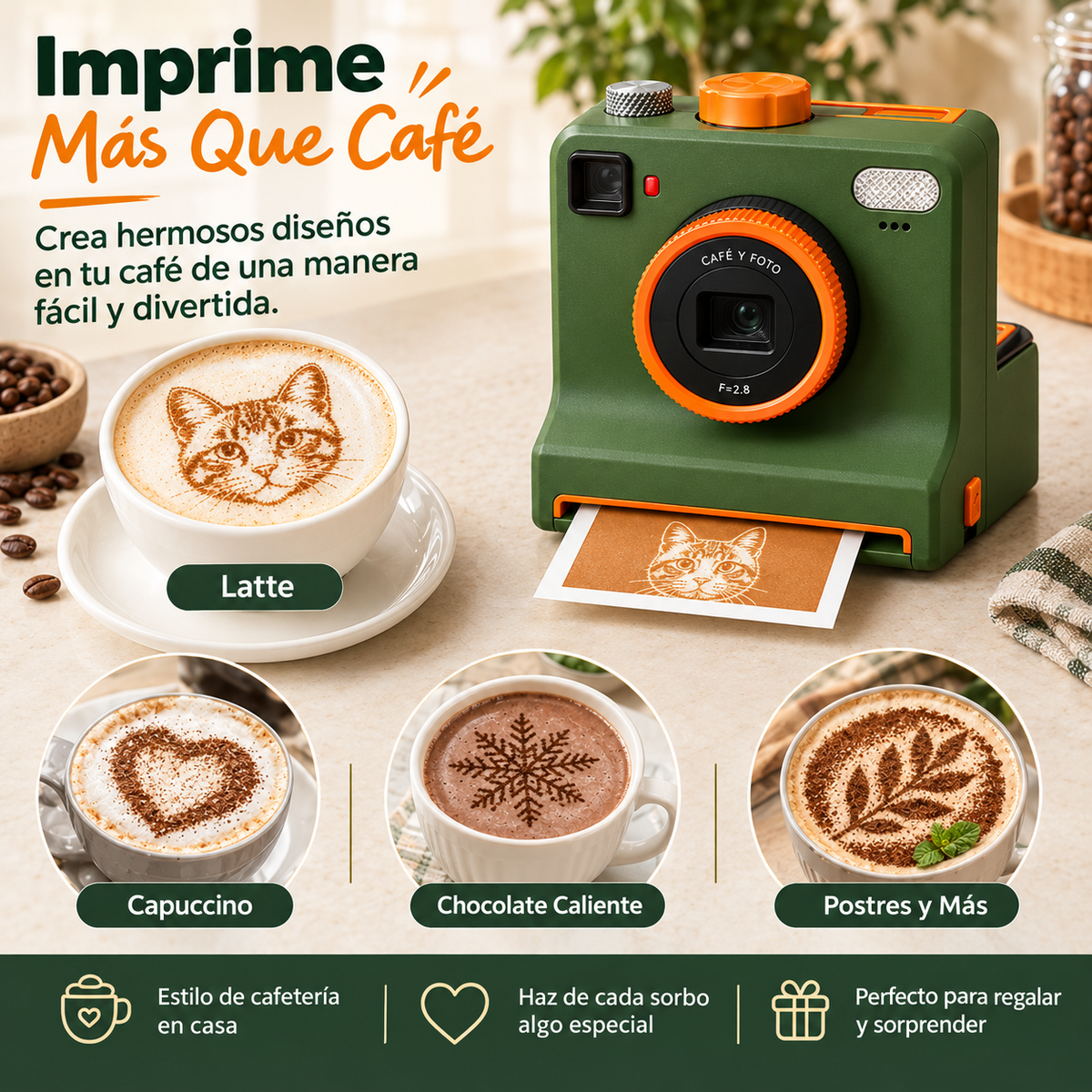 KOVA™ Cámara de Arte para Café